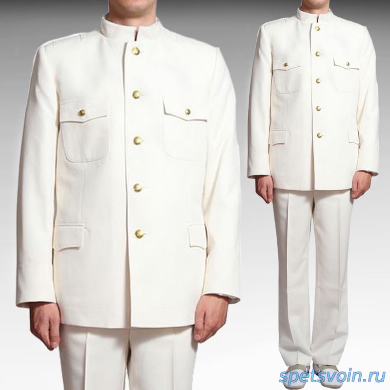Кадетский костюм парадный для кадетов Россия белый тк габ...